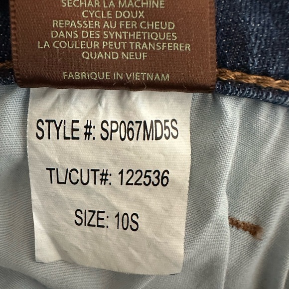 Kut from the Kloth Baby Bootcut Jeans Mid Rise Zip & Button  Size 10S - Picture 6 of 11